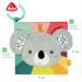 Fehn Baby Koala Fabric Book - Engaging Baby Toy with Squeak Rattles & Crinkle Paper | Soft Sensory Book for Babies 3+ Months - Buy Online on SooperMarket.com