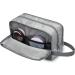 WANDF Water-Resistant Nylon Travel Toiletry Bag for Men and Women - Lightweight Dopp Kit (A-Grey) - Buy Online on SooperMarket.com