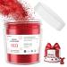 Red Edible Luster Dust 10 Grams, Food Grade Cake Luster Dust Tasteless Dessert Dusting Powders for Baking Cherrysea Food Coloring Powder for Cupcakes, Cake Pops,Fondant,Chocolate, Candy 4-Red