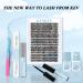 300 Pcs DIY Lash Extension Clusters for Dramatic Volume | C-16mm 50D Individual Lashes for At-Home Application - Buy Online on SooperMarket.com