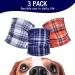 Micoooyo Washable Abdominal Bandage for Male | Reusable Dog Diapers | Suctionable Doggy Wraps with Adjustable Closure - XXLarge (3-Pack | Red Blue & Gray) - Buy Online on SooperMarket.com