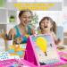 272 Piece Art Supplies Set for Teens - Deluxe Gift Box with Trifold Easel, Drawing Pad, Pastels, Watercolors, Crayons, Pencils - Perfect for Girls and Boys - Pink - Buy Online on SooperMarket.com