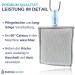 Elexaclean Flush Sponge Pot Cleaner Set - 3 Washable Microfiber Sponges (12x10 cm Gray) - Eco-Friendly & Reusable Kitchen Cleaning Solution - Buy Online on SooperMarket.com