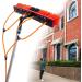Window Cleaning Pole Water Fed Telescopic Brush Extendable Cleaner Conservatory Roof Suitable for Photovoltaic Panel Cleaning Trucks-12m/ 40ft Roof Cleaning Tools Window Cleaner Kit 35cm Brush Head 9M/30FT
