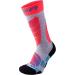 UYN Boys Junior Ski Socks - Light Grey/Coral Fluo | International Shipping Available - Buy Online on SooperMarket.com