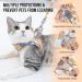 Lukovee Cat Harness and Leash for Walking - Adjustable Escape Proof Vest with Reflective Strips - Lightweight Step-in Jacket for Cats - XXS - Orange - Buy Online on SooperMarket.com