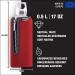 SIGG Glass Water Bottle Stella Red 17 oz - Leakproof with Neoprene Pouch - BPA Free & Dishwasher Safe - Eco-friendly Recycled Glass - Buy Online on SooperMarket.com