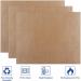 CAREGY 3 Pack PTFE Teflon Sheet 16x20 for Heat Press - Non Stick & Reusable Heat Transfer Paper - Heat Resistant Craft Mat - Buy Online on SooperMarket.com