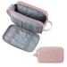 Toiletry Bag for Women BAGSMART Travel Toiletry Organizer Dopp Kit Water-Resistant Shaving Bag for Toiletries Accessories Pink Canvas Pink Canvas -Medium