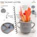 Bebefant Baby Weaning Set: Suction Bowl, Plate, Cup, Bib, Fork & Spoon for Baby Led Weaning - Grey & Orange - Large Set - Buy Online on SooperMarket.com