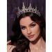 SweetV Gold Tiara Crown for Wedding, Quinceanera, Prom - Iridescent Crystal Hair Accessories for Women and Girls - Buy Online on SooperMarket.com