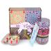 Edimens fragrance candles gift set 4 pieces of aromatherapy candles set for women large soy wax candles gift 5 oz portable travel cans for mother's day Christmas birthday Valentine's Day bathroom yoga lavender vanilla rose lemon