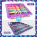 DAI Weaving Loom Kit for Kids and Adults - Potholder Loops Toys - Beginners Knitting Set with Metal Crochet Hooks - Ages 6-12 - Buy Online on SooperMarket.com