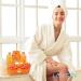 Home Spa Gift Basket - 7pc Orange & Mango Bath & Body Set for Men & Women | Shower Gel Bubble Bath Lotion & More - Buy Online on SooperMarket.com