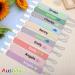 Personalized Name Pacifier Clip (2 Pack) - Custom Cotton Paci Holder Leash for Baby - Binky Clips with Name - Gray+Beige - Buy Online on SooperMarket.com