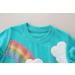 Girls Cotton Sweatshirt | Long Sleeve Pullover for Toddlers | Age 3-4 Years | Rainbow Design - Buy Online on SooperMarket.com