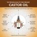 Organic Veda Pure Castor Oil - 100% Organic Cold Pressed Virgin Oil for Hair Skin Eyebrows & Nails - No Additives - 100 mL - Buy Online on SooperMarket.com