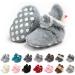 TMEOG Baby Booties | Infant Winter Slippers | Newborn First Walking Shoes | Boys Girls 0-18 Months | Light Grey Furry - Buy Online on SooperMarket.com