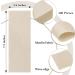 Whaline Natural Muslin Wax Strips - 100 Pre-Cut Cotton Strips for Body & Facial Hair Removal - Large Waxing Strips for Women & Men - Arms, Legs - 2.8 x 7.9 Inch - Buy Online on SooperMarket.com