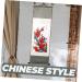 Cabilock Silk Chinese Painting Home Decor Chinese Wall Hanging Scroll Wall Art Wooden Office Household China - Buy Online on SooperMarket.com