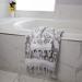 SKL Home Mirage Fringe 100% Turkish Cotton Gray Bath Towel - Buy Online on SooperMarket.com