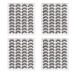 jklashfi 80 Pairs 3D Chemical Fiber Lashes Natural False Eyelashes Dramatic Volume Lashes Makeup Extension Eyelashes
