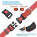 Haapaw Reflective Dog Collar - Soft Neoprene Breathable Nylon for Small & Medium Dogs (Large - 1 Pack) | Red | International Shipping Available - Buy Online on SooperMarket.com