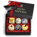 Christmas Gifts for Women - 6Pcs Bath Bombs Gift Box - Hand Made with Essential Oil Flowers & Bio Shea Butter - Gifts for her - Gifts for Mum - Vegan Skincare by Satin Naturel 6 Count (Pack of 1)