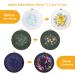 Mocoosy 3 Pack Embroidery Starter Kit for Beginners - Cross Stitch Sets with Pattern, Instructions, Fabric, Hoops, and Threads - Buy Online on SooperMarket.com