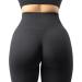 MOOSLOVER Seamless High Waist Butt Lifting Yoga Pants in Black - Medium #1 Compression Tights for Women - Buy Online on SooperMarket.com