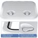 SmartMarine White Marine Deck Access Hatch 17.3x12.4 - Rectangle Boat Deck Hatch & Lid - Buy Online on SooperMarket.com