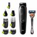 Braun Hair Clippers for Men, 7-in-1 Beard, Ear & Nose Trimmer, Mens Grooming Kit, Cordless & Rechargeable, with Gillette ProGlide Razor, Blue, 9 Piece Set