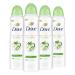 Dove Advanced Care Antiperspirant Deodorant Dry Spray Cool Essentials 4 Count Antiperspirant deodorant for helping your skin barrier repair after shaving With Pro Ceramide Technology 3.8 oz 15.2 Ounce (Pack of 1) Cool Essentials