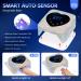 Buy UV LED Nail Lamp 72W - Rechargeable Sparkly Wireless Nail Dryer with 5 Timer Settings | Quick Dry Gel Polish Curing Light for Salon & Home - A-white - Buy Online on SooperMarket.com