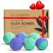 Organic Hemp Bath Bomb Gift Set with Coconut Oil and Shea Butter - Eucalyptus & Lavender Scented for Men and Women - Handmade in USA - 6 Pack - Buy Online on SooperMarket.com