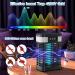 Buy Solar Insect Killer with Light Sensor | USB Rechargeable Mosquito Lamp | Waterproof Fly Destroyer - 4200V Non-Toxic UV Trap for Indoor & Outdoor Use - Buy Online on SooperMarket.com