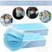 50pcs Disposable Hypoallergenic Face Masks with Elastic Earloops - Blue/White by PIXI Creations - Buy Online on SooperMarket.com