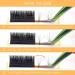 Easy Fan Lashes D-0.03-15mm | Russian Volume Eyelash Extensions | Self Fanning Lashes | 15mm D Curl | Blooming Volume Lash Extension - Buy Online on SooperMarket.com