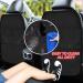 Funmo 2 Pcs Waterproof Car Seat Organiser with 2 Pockets - Kids Back Seat Protector & Storage for Rear Seat - Anti-Kick Design - Black - Buy Online on SooperMarket.com