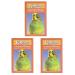 3 PACK KAGESAN ORANGE BIRD CAGE SAND PAPER SHEETS 24 SHEETS 35 X 21 CM 14 X 8