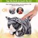 Marsjoy Interactive Robot Cat Plush Toy - Gray Pattern, Electronic Pet for Girls, Kids - 12 inches - Buy Online on SooperMarket.com