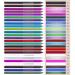 SUMEITANG 25 Colors Eyeliner Pencil Set - Rainbow Metallic Glitter Gel Pen Kit for Waterproof Eye Makeup - Buy Online on SooperMarket.com