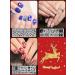 Shop Ebanku 6PC Nail Stamp Template Set - Christmas Tree Snowflakes & Reindeer Nail Art Plates with Stamp Scraper & Storage Bag - International Shipping Available - Buy Online on SooperMarket.com