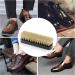 Stone and Clark Premium White Horsehair Shoe Brush - 100% Horse Hair Bristles for Perfect Leather Polish - Concaved Beech Wood Handle - Shoe Care Essential - Buy Online on SooperMarket.com