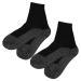 Redty down heated socks for men and women washable 2 pairs sports compression socks constant temperature heated foot warmers made of aluminum fiber 2 pairs of hiking socks thermos short