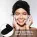 Whaline 3pcs Adjustable Hair Bands for Makeup - Cosmetic Terry Cloth Headbands with Velcro Fastener in White & 2 More Colors | Ideal for Hair Protection - Buy Online on SooperMarket.com