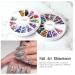 Canvalite Nail Art Brush Set - 5 Pc Gel Nail Decoration Tools Dotted Pen Rhinestones & Gold Leaf for Salon & Home Use - Buy Online on SooperMarket.com