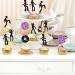 Rsstarxi 24 Pack 70's Disco Dancing Cupcake Toppers Glitter 80's Disco Dancer Cupcake Picks 70's 80's Disco Cake Decorations for Music Ball Disco Theme Wedding Birthday Party Decorations Design 1 - Buy Online on SooperMarket.com