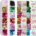 24 Color/Set 3D Butterfly Nail Art Glitter Sequins - Colorful Sparkle Sticker Decals for Manicure - Buy Online on SooperMarket.com