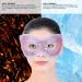 Reusable Gel Bead Eye Pack - Hot & Cold Compress Eye Mask for Fatigue Relief Dark Circles & Migraines - Soft Silicone Gel Eye Pad (Purple - Buy Online on SooperMarket.com